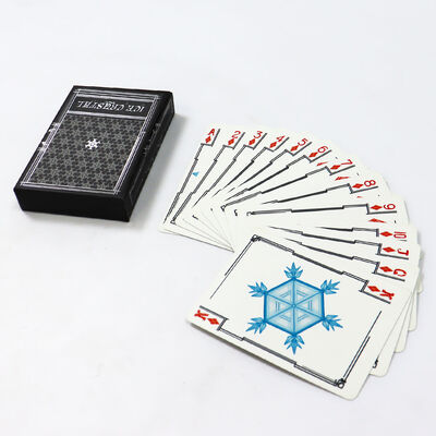 Αγορά 320gm Black Core Paper Προσαρμοσμένες κάρτες παιχνιδιού με Custom Design Logo σε 57x87mm Μέγεθος online manufacture