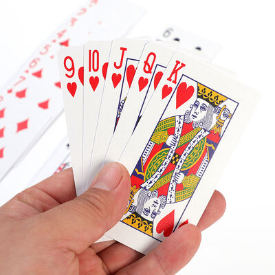 Αγορά Papel personalizado de alta calidad jugando a las cartas Poker Set Poker online manufacture