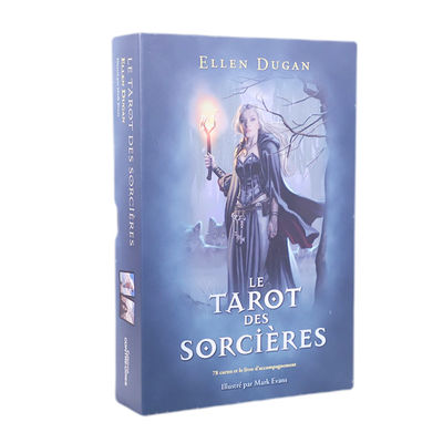 Αγορά Η κάρτα της Oracle Tarot λινού, χρώματα PMS τυπώνει τις κάρτες χρησμού με το χειρωνακτικό βιβλίο online manufacture