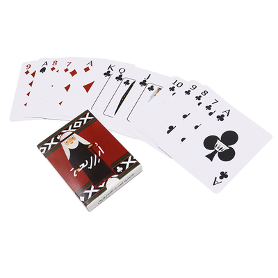 Αδιάβροχες πλαστικές κάρτες 54pcs παιχνιδιού κινούμενων σχεδίων με την κανονική ελασματοποίηση κιβωτίων πιετών