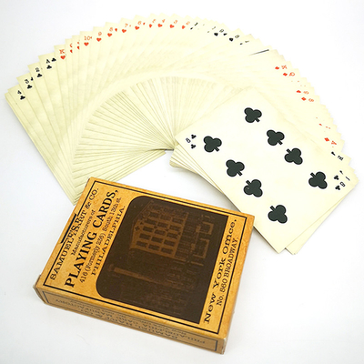 54pcs κάρτες παιχνιδιού συνήθειας με 2 χρώματα Pantone πλακατζών
