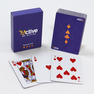 Προσαρμοσμένη εκτύπωση Fiches Poker Jeton Συσκευές Παιχνιδιού Κάρτες Για Αδιάβροχο Παιχνίδι