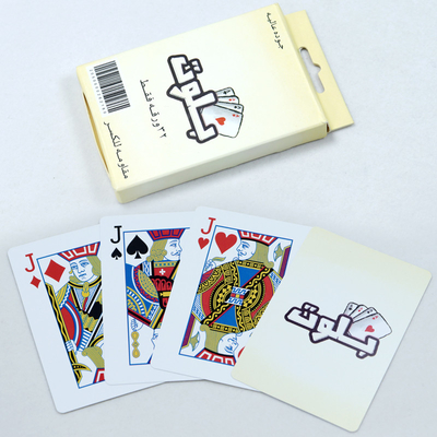Προσαρμοσμένα Λινάρισμα Επικαλυμμένα PVC Poker Αδιάβροχα Παιχνίδια με 100% πλαστικό υλικό