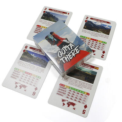 Προσαρμοσμένες κάρτες πόκερ με Blackcore χαρτί και Custom Design εκτύπωση σε 57x87mm Μέγεθος για ενήλικες παιχνίδια και προωθήσεις