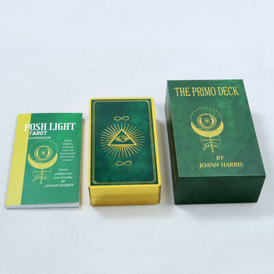 Υψηλής Ποιότητας Tarot Cards με Χρυσή Άκρη και Προσαρμοσμένο Σχέδιο με Εκτύπωση CMYK 4 Χρωμάτων Offset και Οδηγό